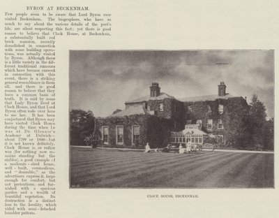 Clock House, Beckenham by English Photographer