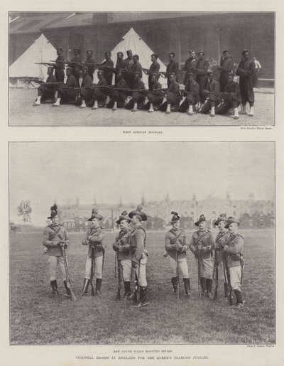 Colonial Troops in England for the Queen