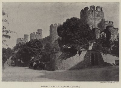 Conway Castle, Carnarvonshire by English Photographer