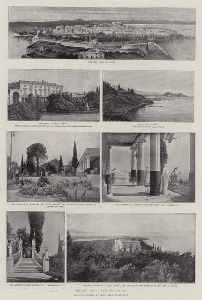 Corfu and Its Palaces by English Photographer