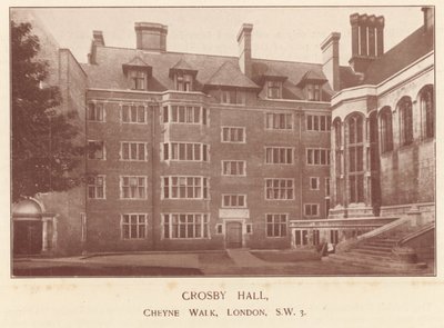 Crosby Hall, Cheyne Walk, London by English Photographer