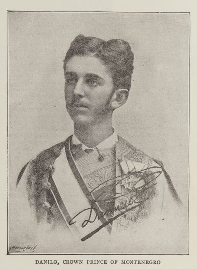 Danilo, Crown Prince of Montenegro by English Photographer