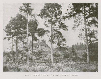 Distant View of The Hill, Witley, Surrey, When First Built by English Photographer