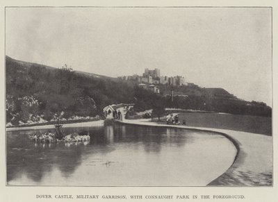 Dover Castle, Military Garrison, with Connaught Park in the Foreground by English Photographer