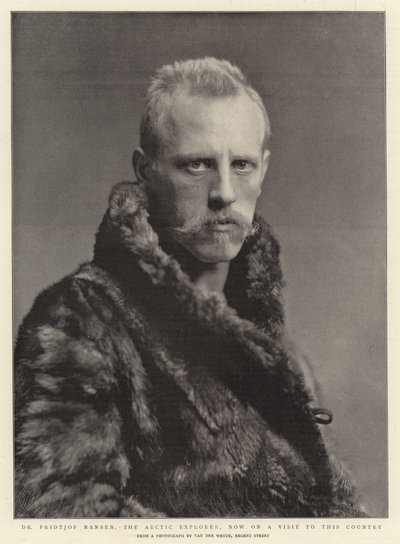 Dr Fridtjof Nansen, the Arctic Explorer, Now on a Visit to This Country by English Photographer