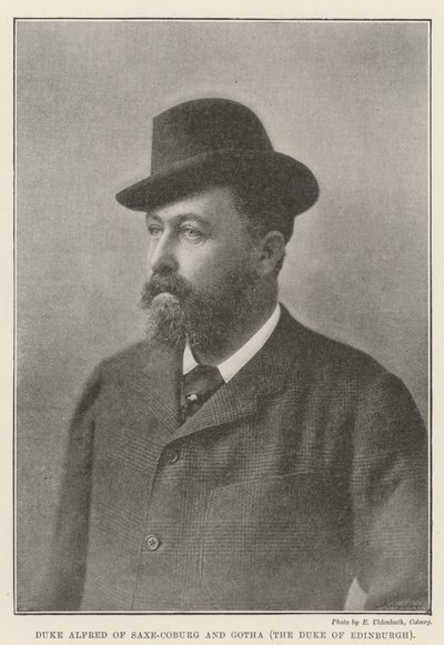 Duke Alfred of Saxe-Coburg and Gotha, the Duke of Edinburgh by English Photographer