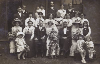 Edwardian Wedding Photograph, c.1910 by English Photographer