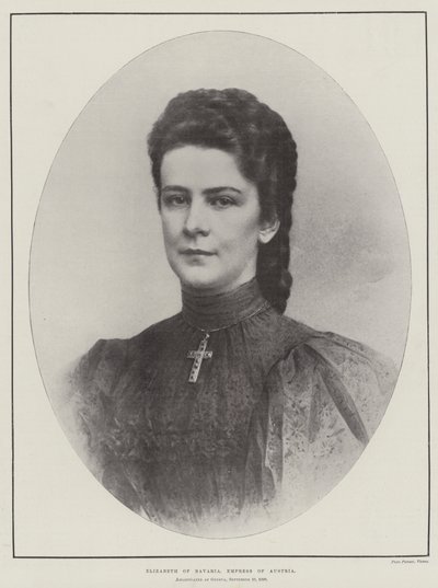 Elizabeth of Bavaria, Empress of Austria by English Photographer