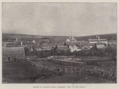 Escape of Convicts from Dartmoor, View of the Prison by English Photographer