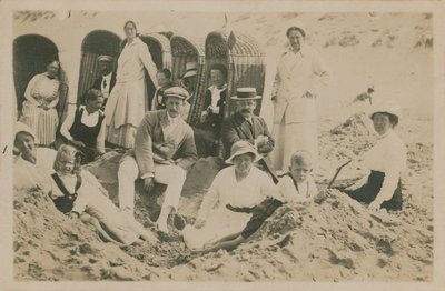Family at the Seaside by English Photographer