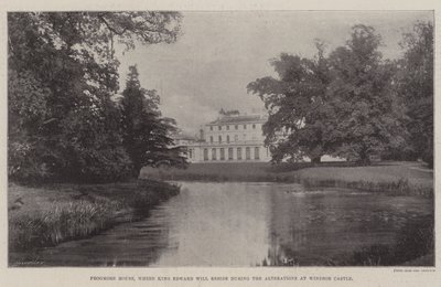Frogmore House, Where King Edward Will Reside During the Alterations at Windsor Castle by English Photographer