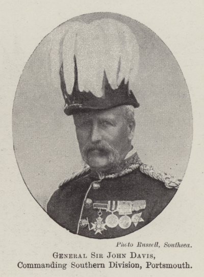 General Sir John Davis, Commanding Southern Division, Portsmouth by English Photographer