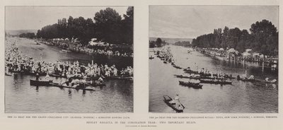 Henley Regatta in the Coronation Year, Two Important Heats by English Photographer