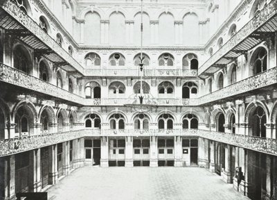 Hop Exchange: East Hall Interior, Southwark Street, London, 1890 by English Photographer