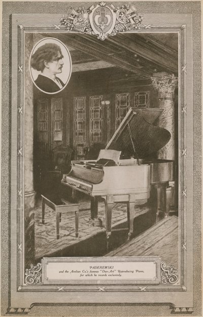 Ignacy Jan Paderewski and the Aeolian Company