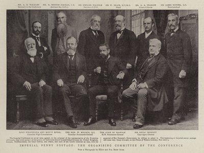 Imperial Penny Postage, the Organising Committee of the Conference by English Photographer