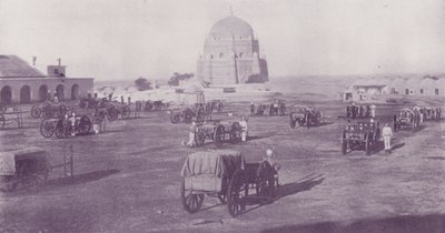 Interior Old Fort, Mooltan, with Heavy Battery by English Photographer