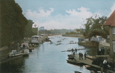 Isis, from Folly Bridge in Eights Week by English Photographer