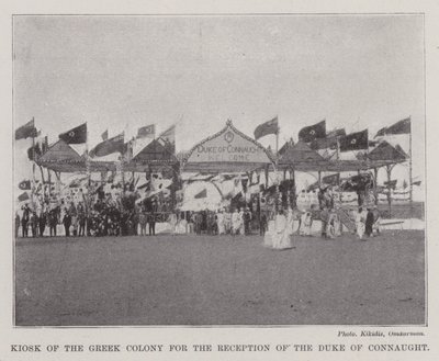Kiosk of the Greek Colony for the Reception of the Duke of Connaught by English Photographer