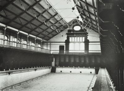 Laurie Grove Bath: the first public swimming bath in Deptford, first class bath by English Photographer