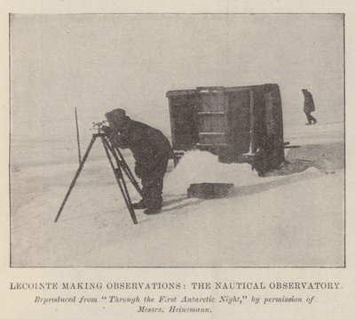 Lecointe Making Observations, the Nautical Observatory by English Photographer