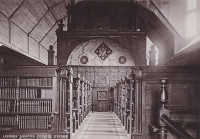 Library, Merton College, Oxford by English Photographer