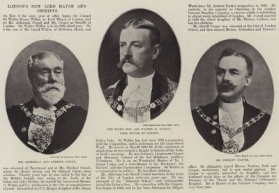 Londons New Lord Mayor and Sheriffs by English Photographer