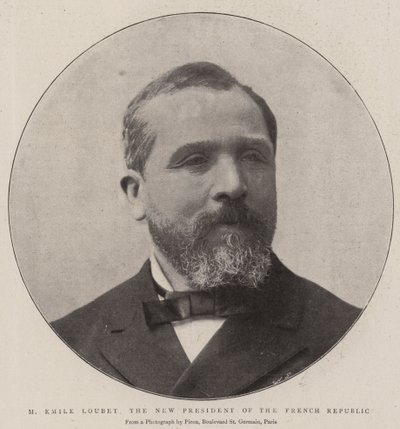 M Emile Loubet, the New President of the French Republic by English Photographer