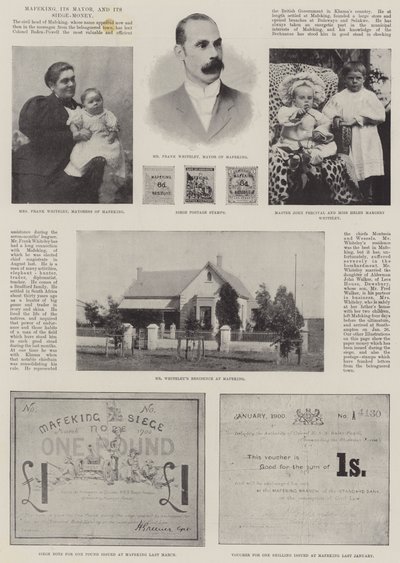 Mafeking, its Mayor, and its Siege-Money by English Photographer