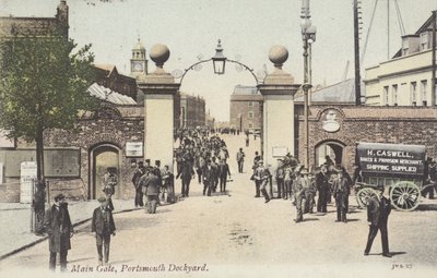 Main Gate, Portsmouth Dockyard by English Photographer
