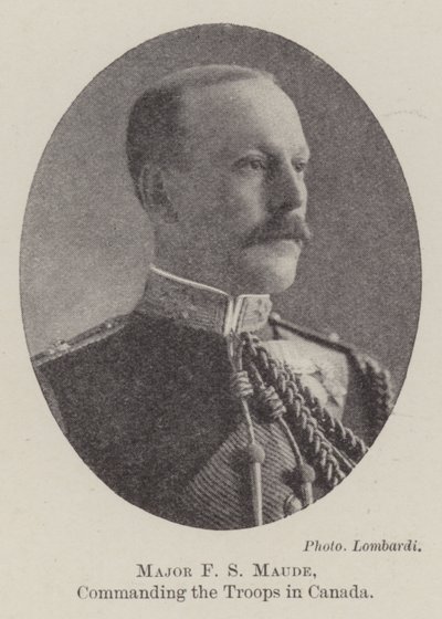 Major F S Maude, commanding the Troops in Canada by English Photographer