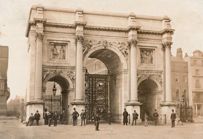 Marble Arch, Oxford Street, London by English Photographer