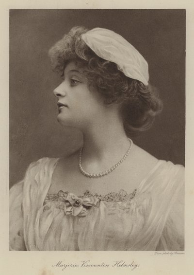 Marjorie Viscountess Helmsley by English Photographer