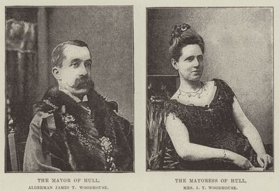Mayor and Mayoress of Hull by English Photographer