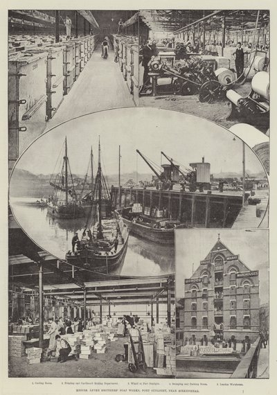 Messers Lever Brothers Soap Works, Port Sunlight, Near Birkenhead by English Photographer