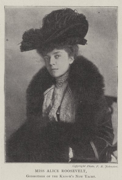 Miss Alice Roosevelt, Godmother of the Kaiser