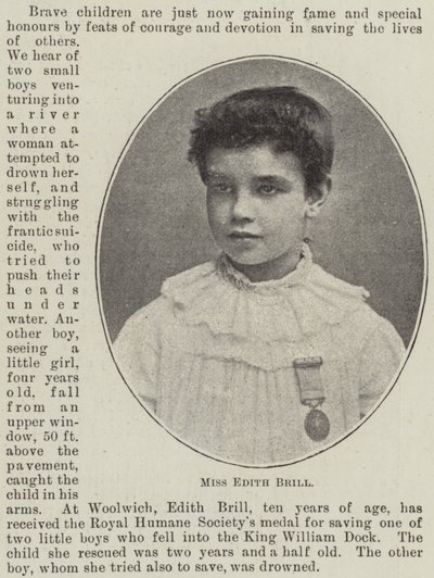 Miss Edith Brill by English Photographer
