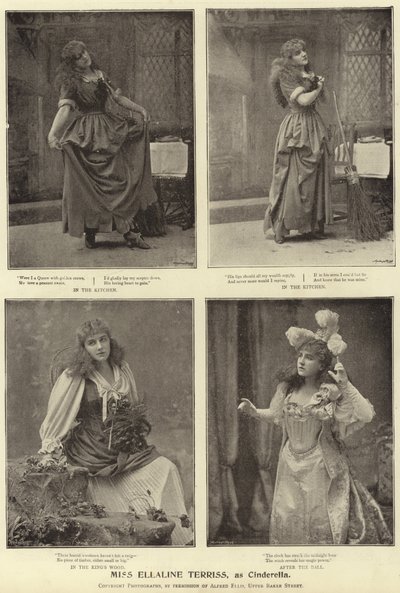 Miss Ellaline Terriss, as Cinderella by English Photographer