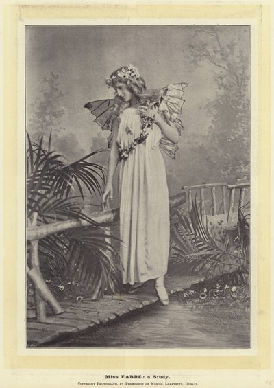 Miss Fabre: a Study by English Photographer
