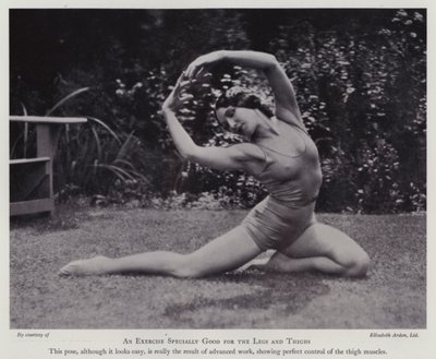 Modern Beauty Culture: An exercise specially good for the legs and thighs by English Photographer