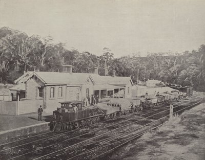 Mount Lofty Railway Station, Adelaide to Melbourne Railway by English Photographer