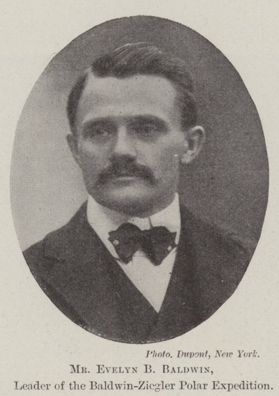 Mr Evelyn B Baldwin, Leader of the Baldwin-Ziegler Polar Expedition by English Photographer