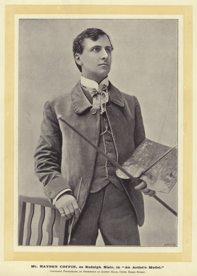 Mr Hayden Coffin as Rudolph Blair in An Artist