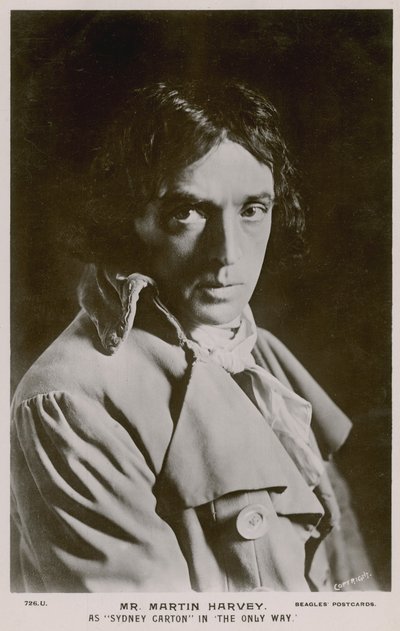 Mr Martin Harvey, as Sydney Carton in The Only Way by English Photographer