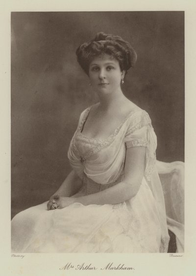 Mrs. Arthur Markham by English Photographer