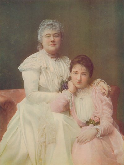 Mrs. Lewis and Miss Mabel Terry-Lewis by English Photographer