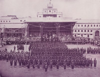 Mysore Troops by English Photographer