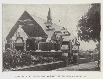New Hall at Pirbright, Opened by Princess Christian by English Photographer