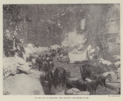 On the Way to Klondike, the Chilcoot Pass Route in 1898 by English Photographer