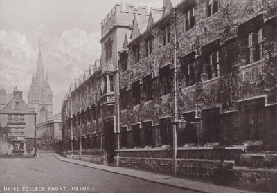 Oriel College Front, Oxford by English Photographer